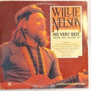 Willie Nelson~ His Very Best Deluxe 2 Record Set (vinyl LP, 1980)